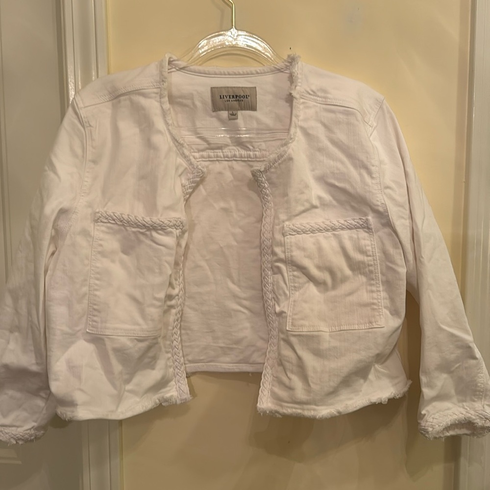 Liverpool Los Angeles White Jacket, large